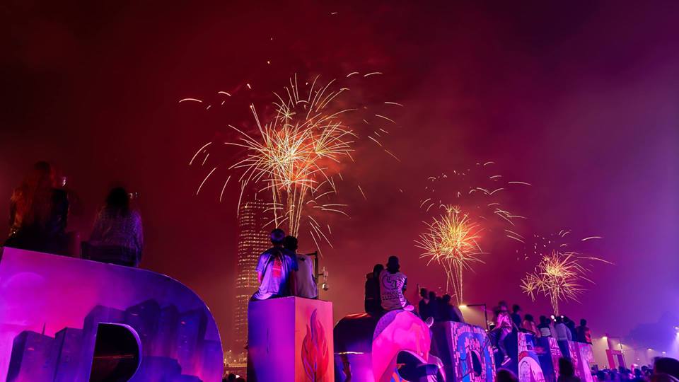 Brisbane Festival Fireworks