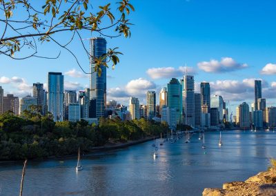 Brisbane City from Kangaroo Point